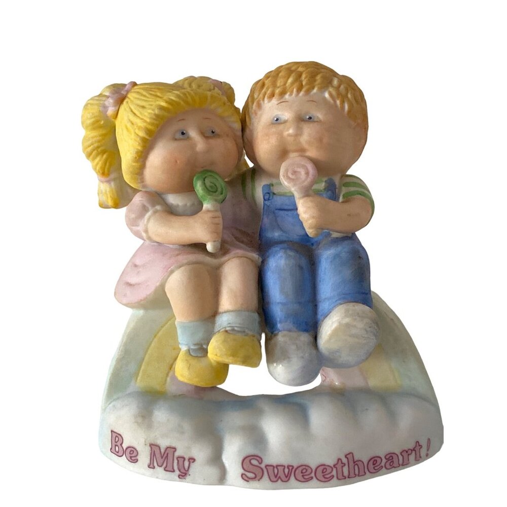 Cabbage Patch Kids Porcelain Figurine Be My Sweetheart 1985 Xavier Roberts